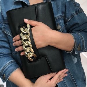 🔥2 for $30 Deal! Statement clutch with long strap